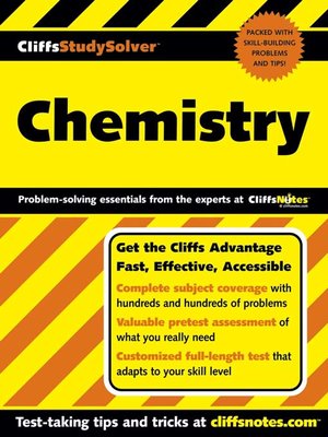 cover image of CliffsStudySolver Chemistry